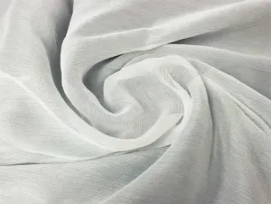 100% silk crinkled chiffon fabric ~ 44&quot; wide Dyeable