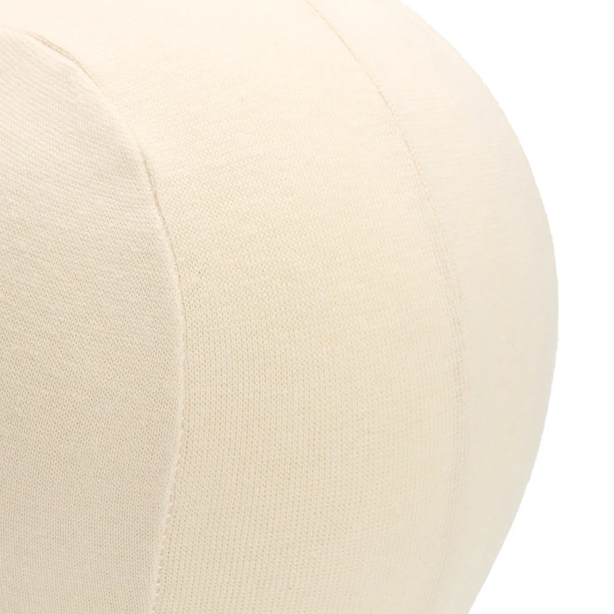 20-25'' Canvas Block Head Set with Mount Hole Plate Mannequin Model Cap Wigs Jewelry Display Stand