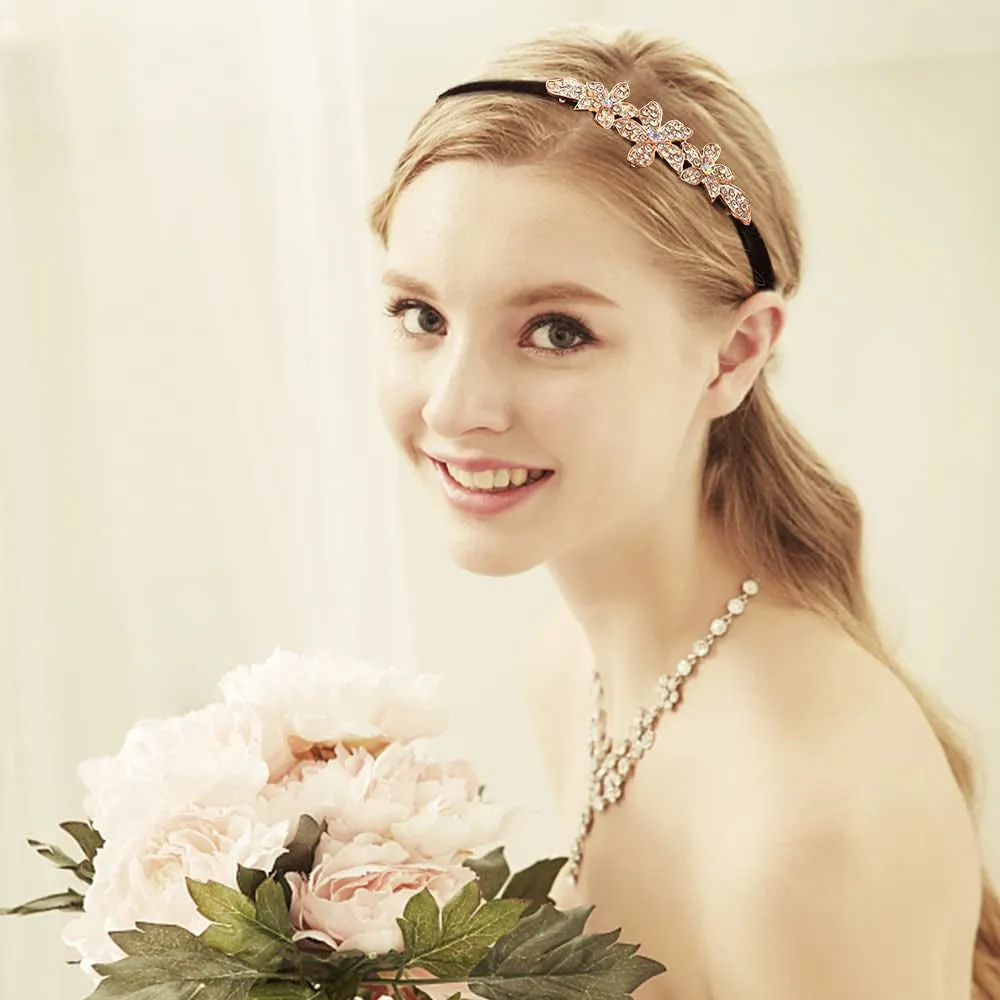 3 Pcs Crystal Hair Band