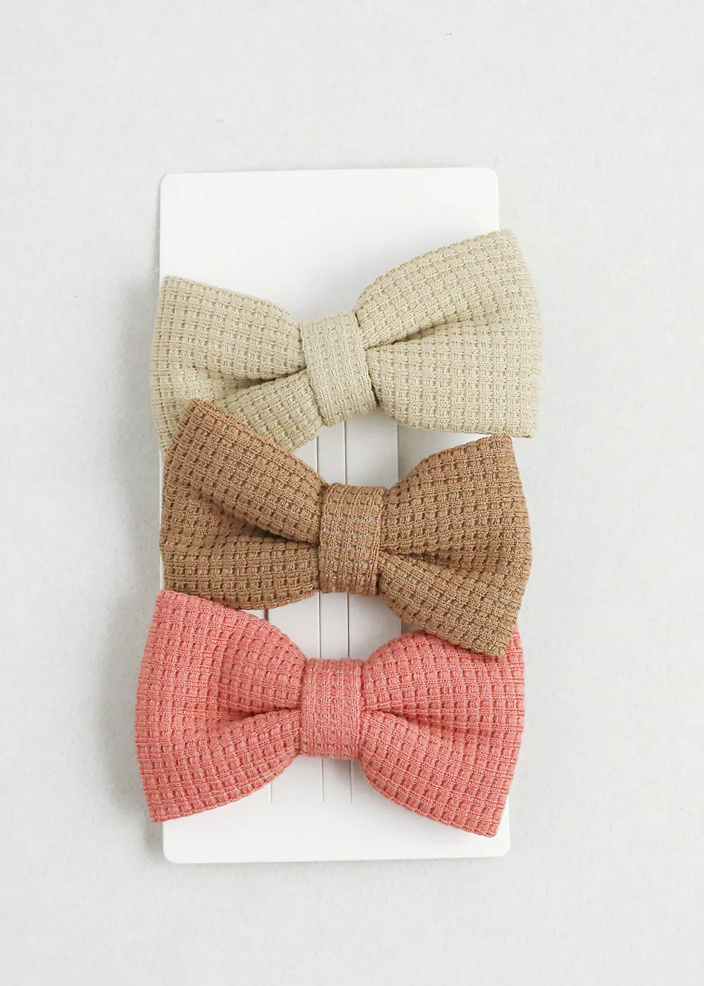 3 Piece Small Bow Hair Clips
