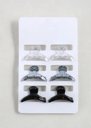 6 Pieces Mini Claw Hair Clips