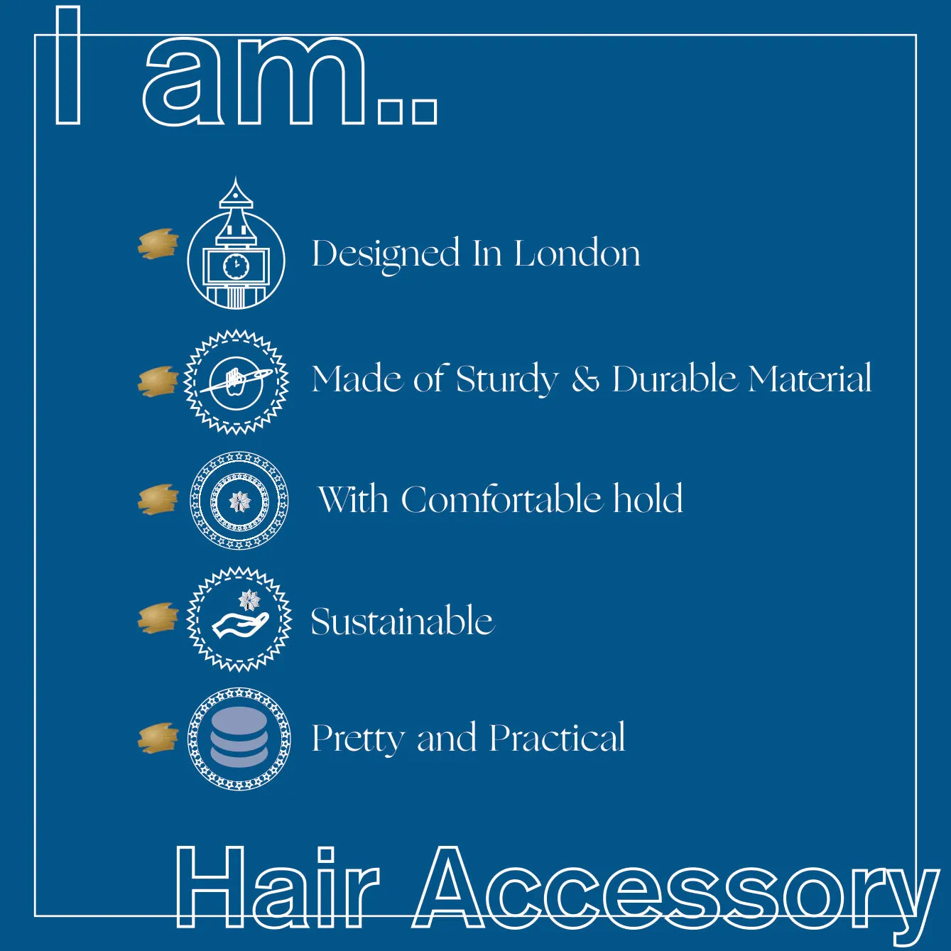 Accessorize London Women's Black Towelling Hairbands Set of 5