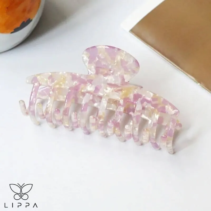 Acryl Designer Hair Claw for Thick Hair
