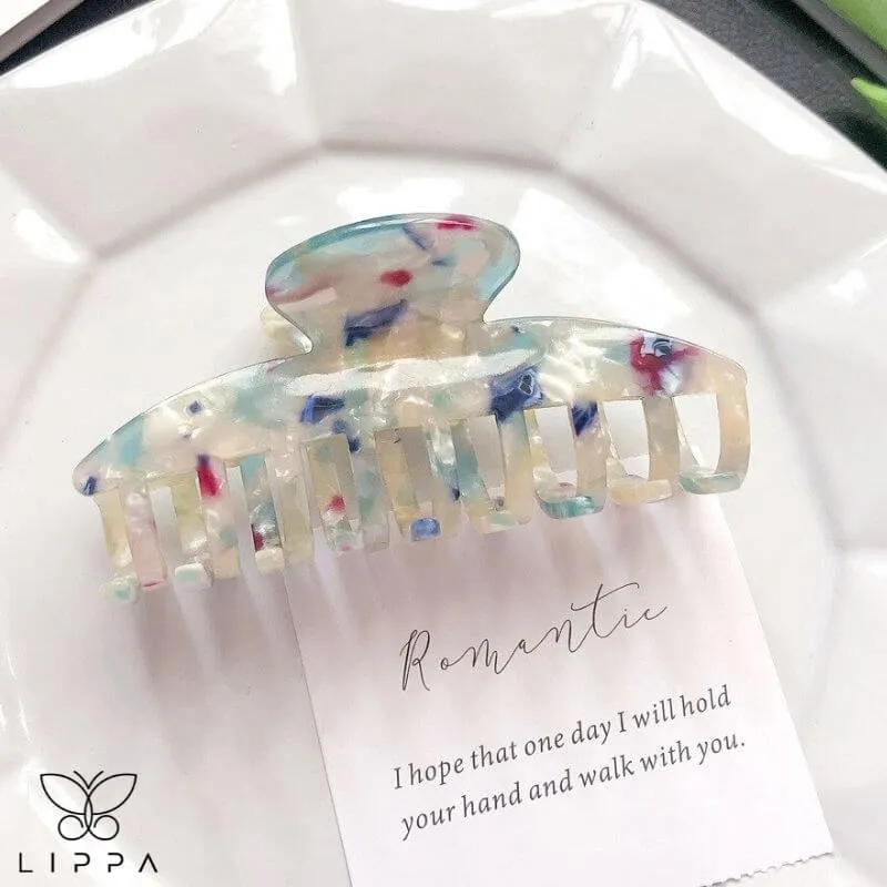 Acryl Designer Hair Claw for Thick Hair