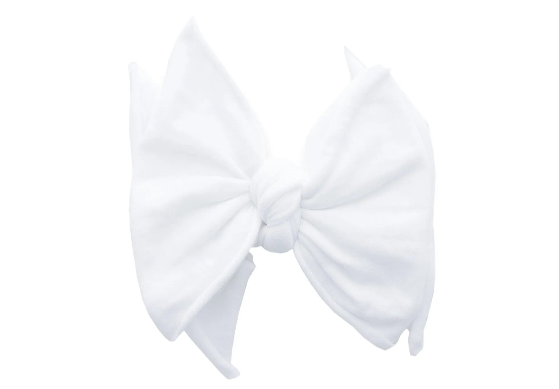 Baby Bling White FAB-BOW-LOUS Clip