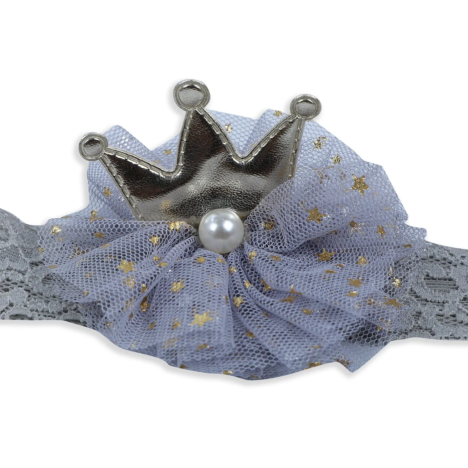 Baby Moo Princess Crown Headband Set of 3 - Pink