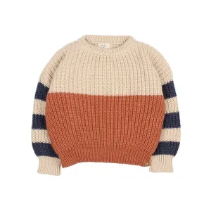 Bands Sweater in Terracotta