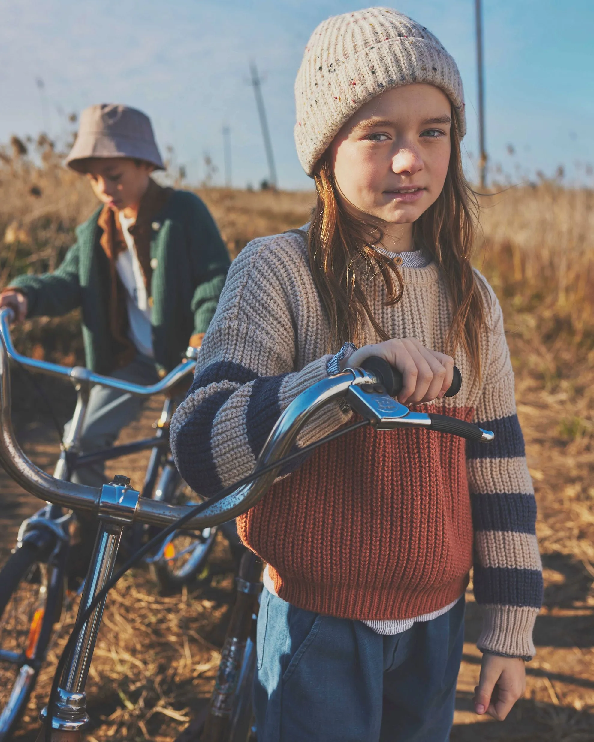 Bands Sweater in Terracotta