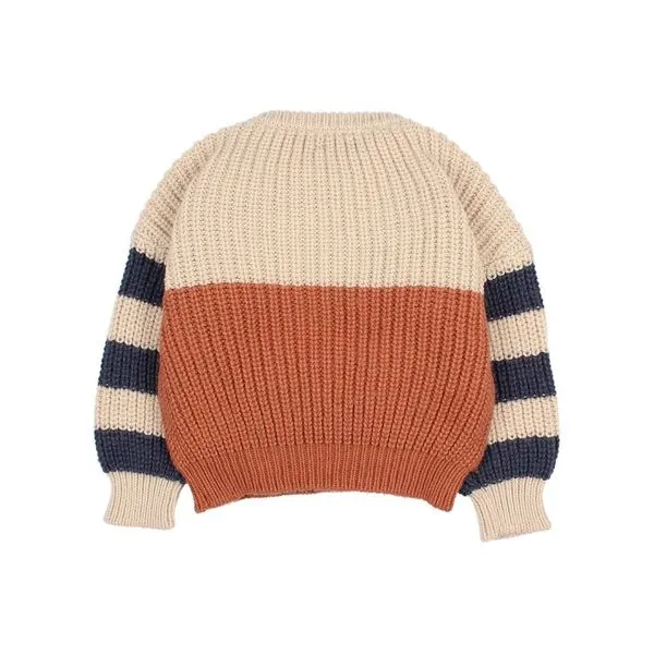 Bands Sweater in Terracotta