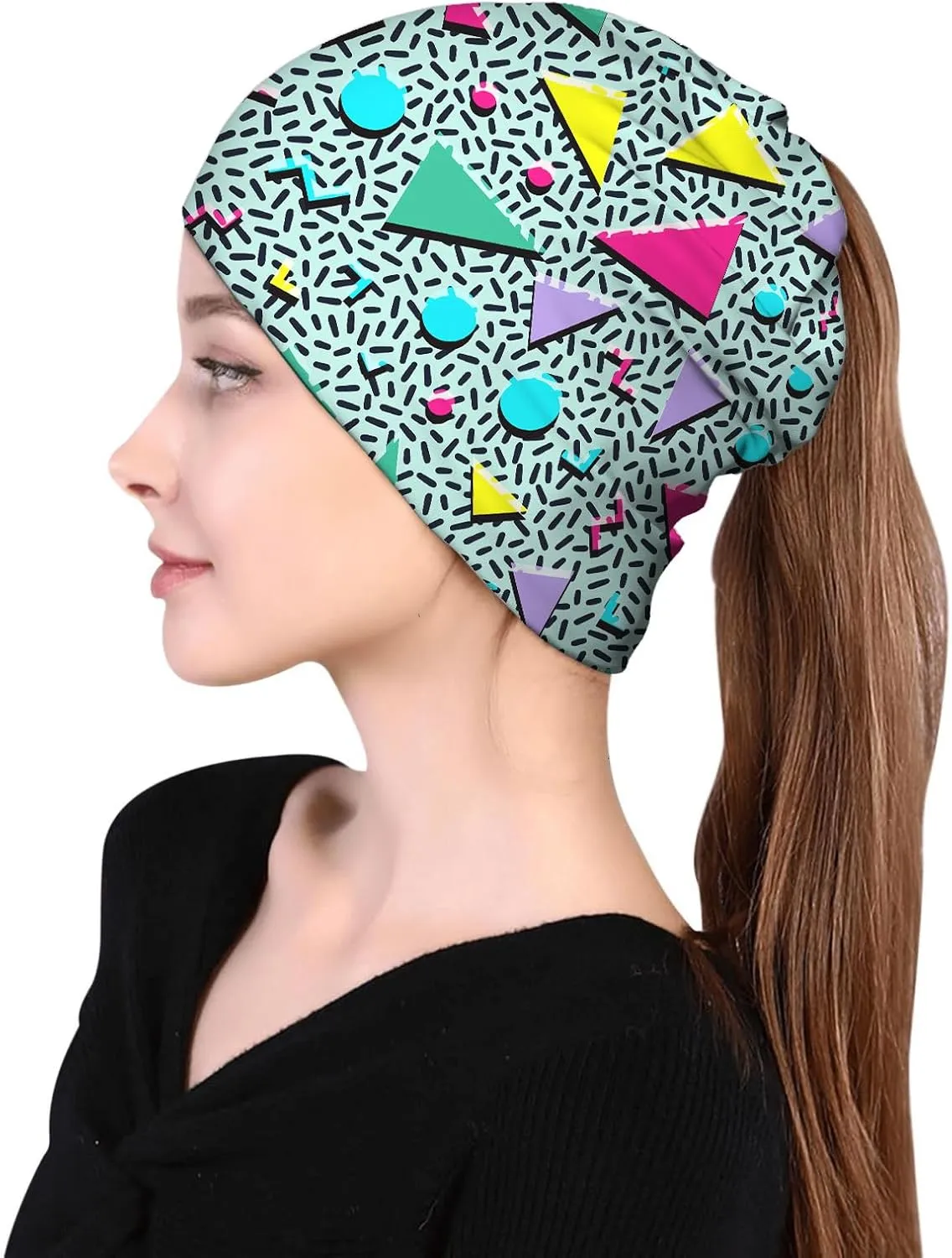 Beanie Chemo Hat Cancer Headwear Skull Hat Knitted Hat Scarf Nightcap Skull Cap for Women Men