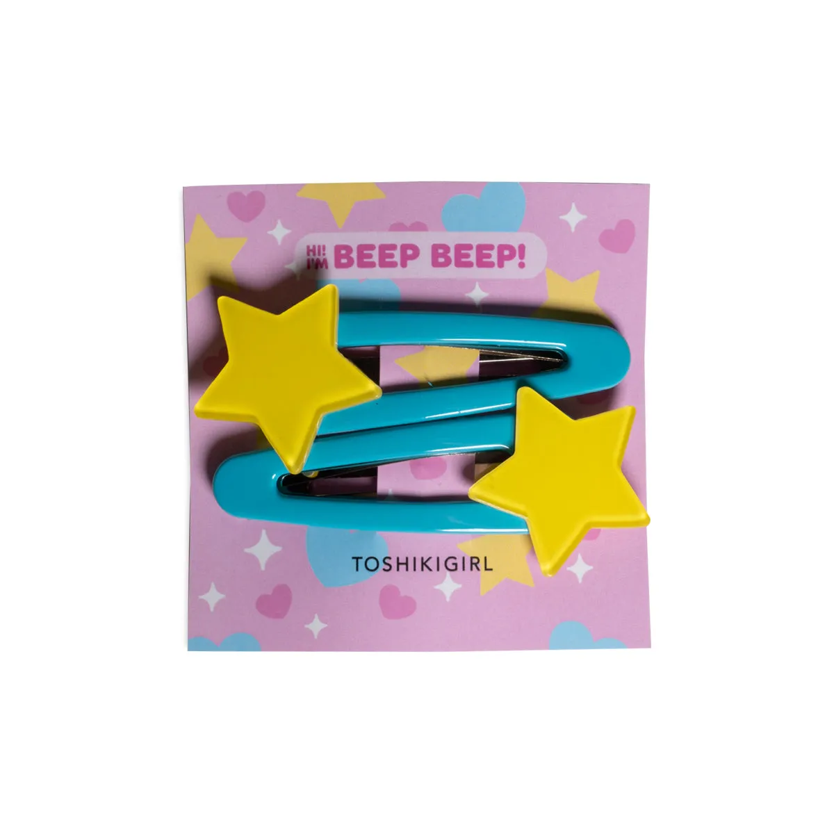 Beep Beep Hair Clips