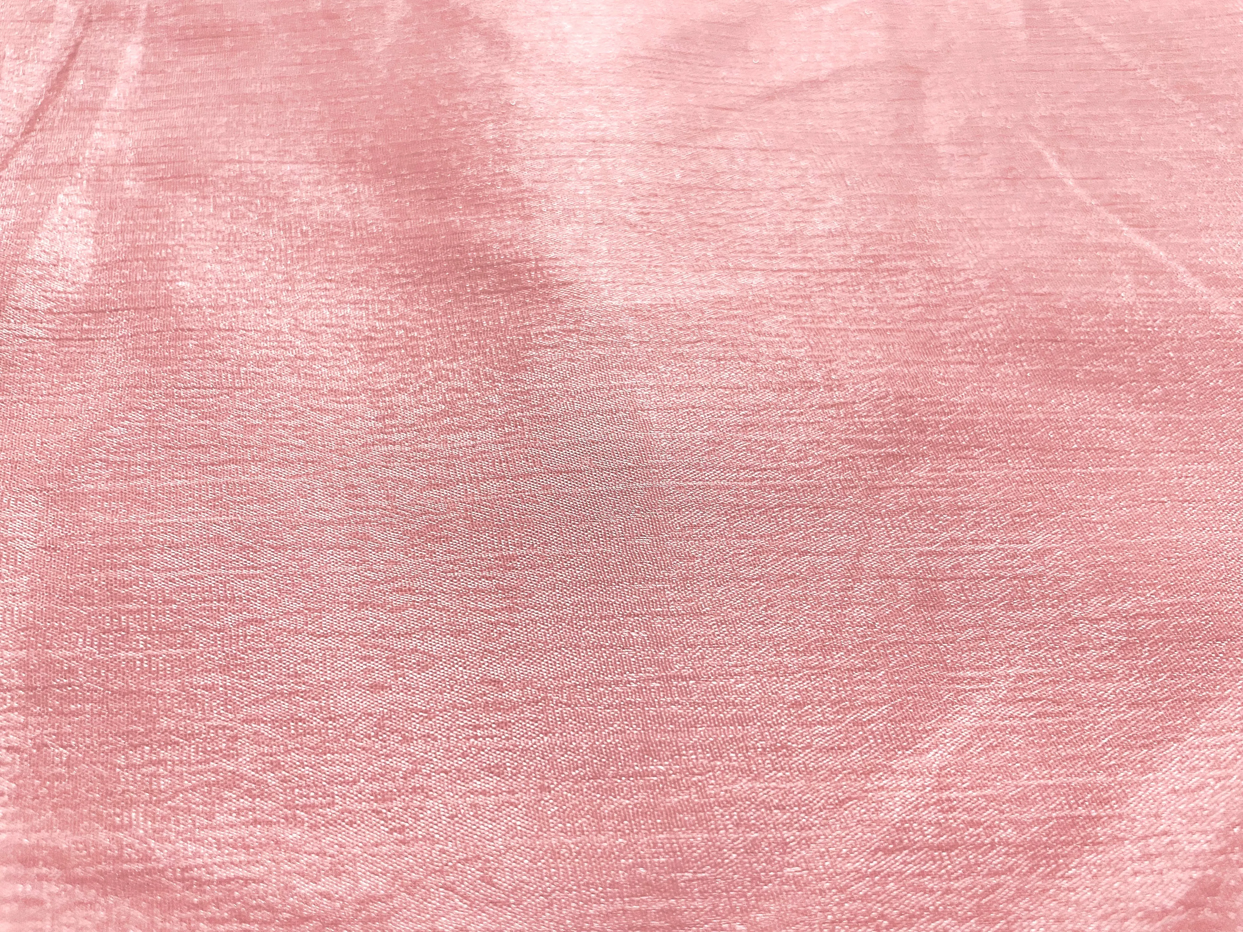 Blush Pink Plain Chinon Chiffon Fabric