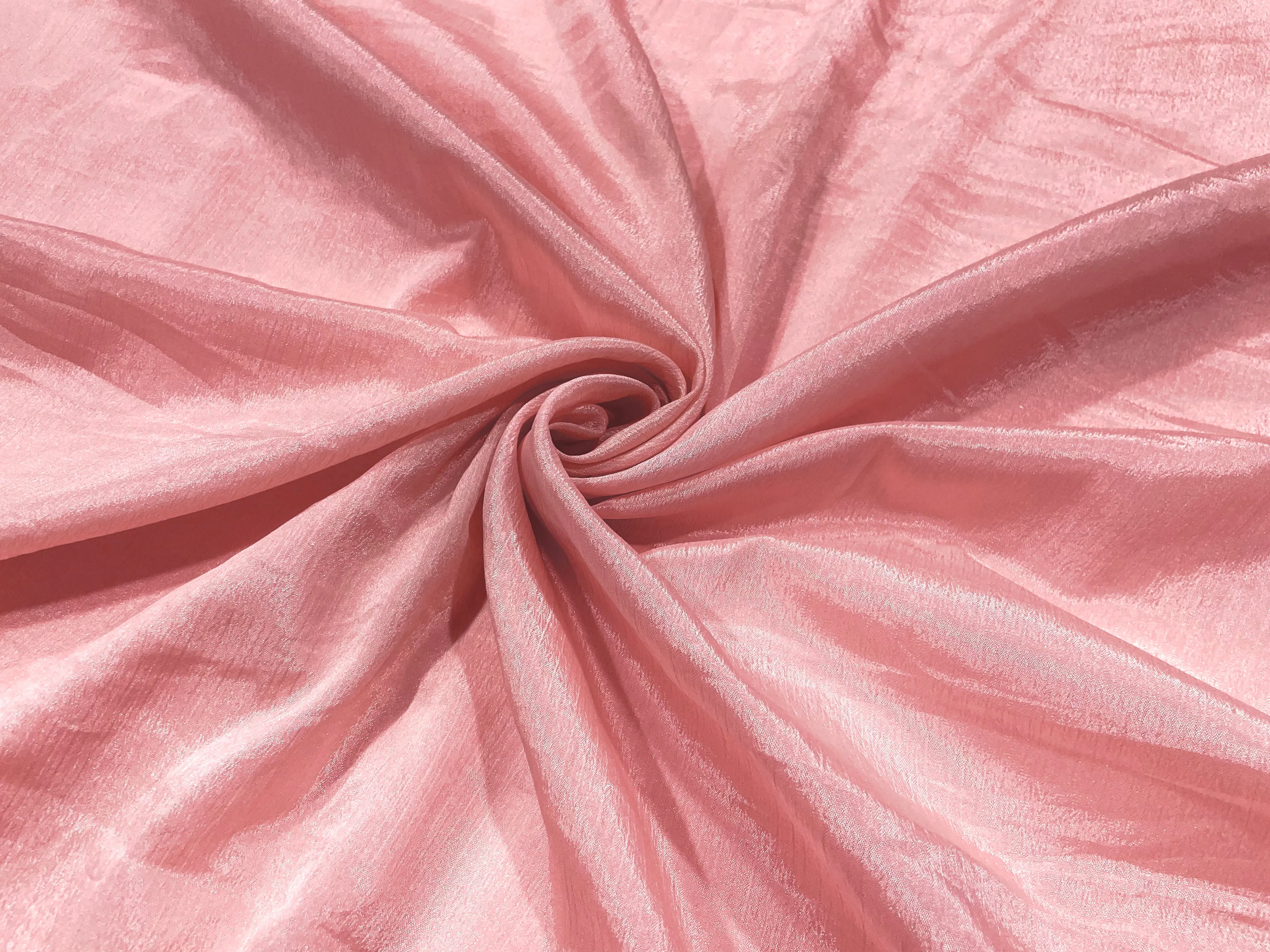 Blush Pink Plain Chinon Chiffon Fabric