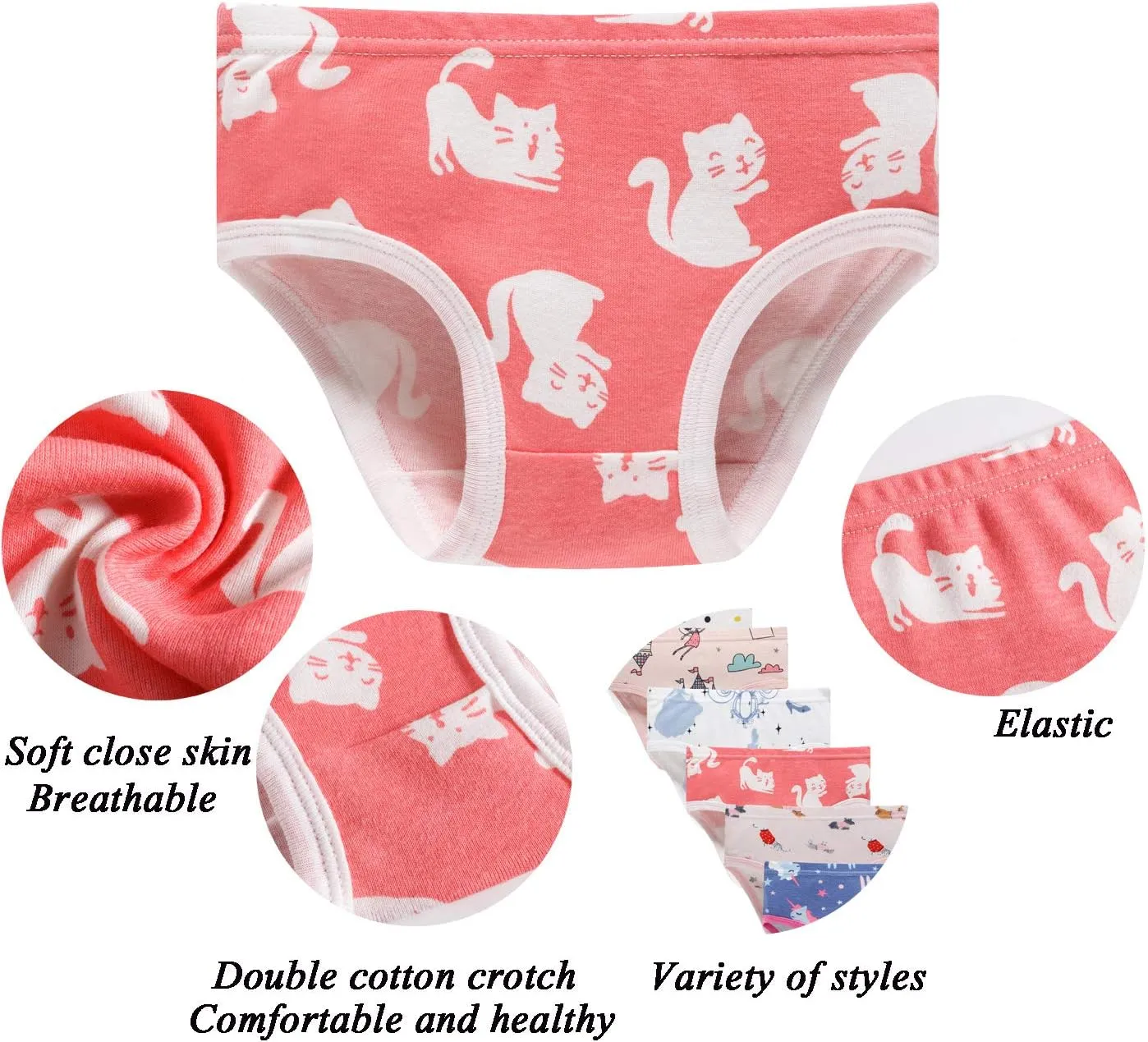 Boboking Comfty Underwear Little Girls'Briefs Undies Girls Panties