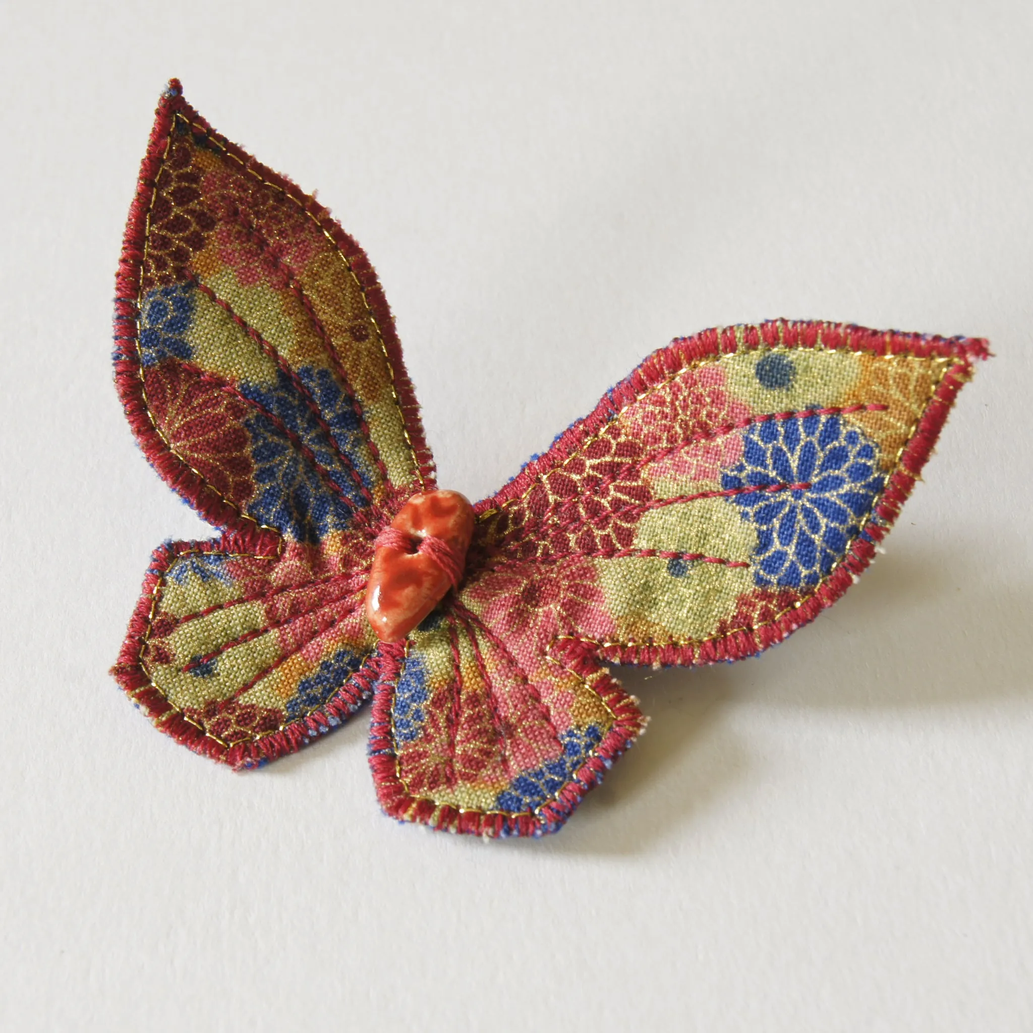 Butterfly Hair Clips Japanese Cotton