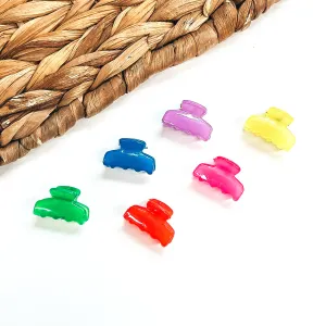 Buy 3 for $10 | Set of Six |  Small Colorful Hair Clips