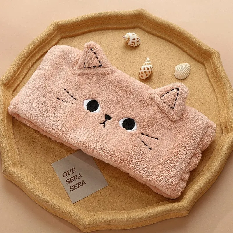 Cat Makeup Hair Pullback Hairbands