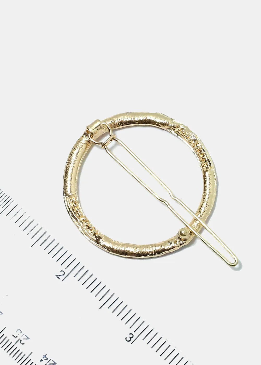 Circled Rhinestone Hair Pins