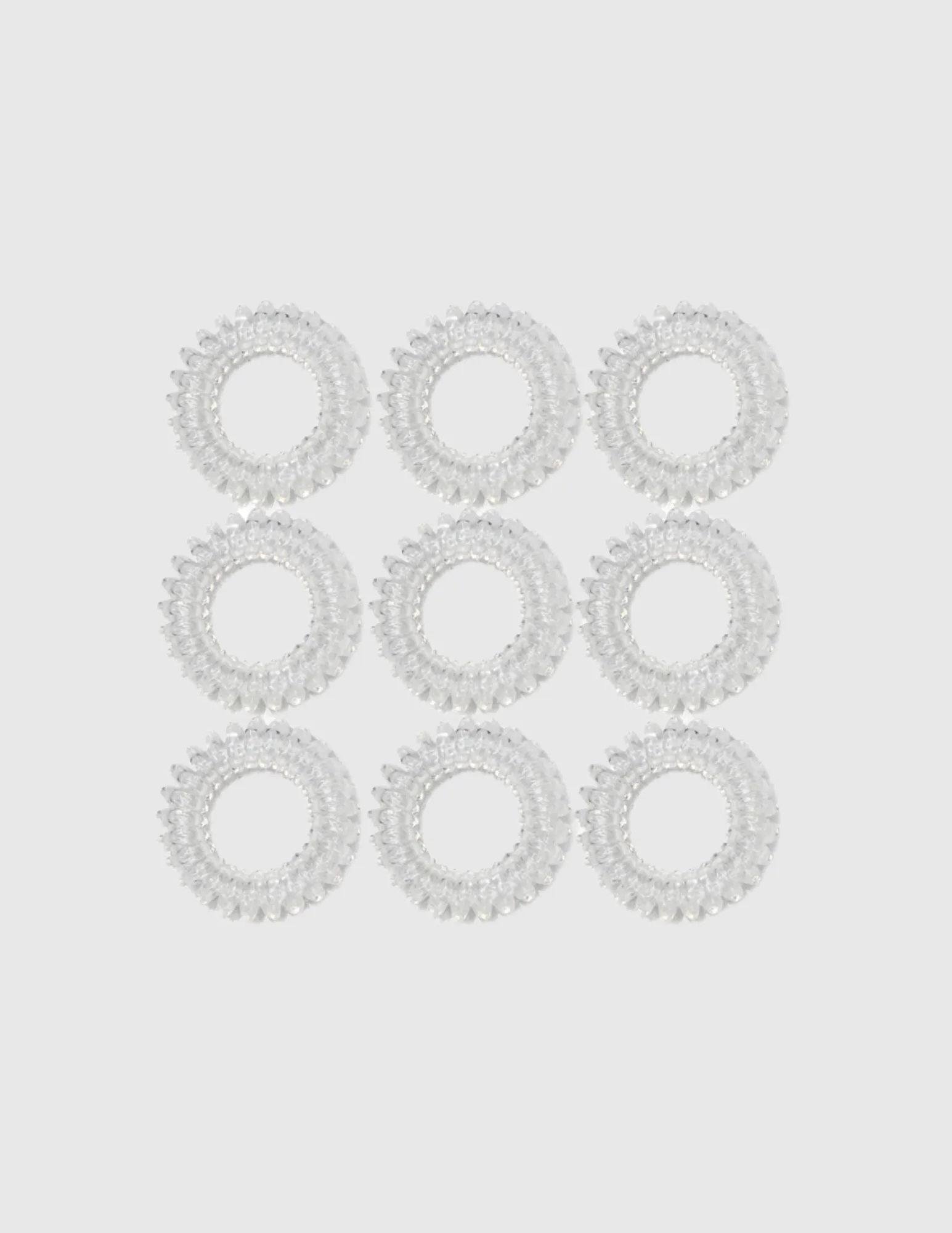 Clear Hair Coils