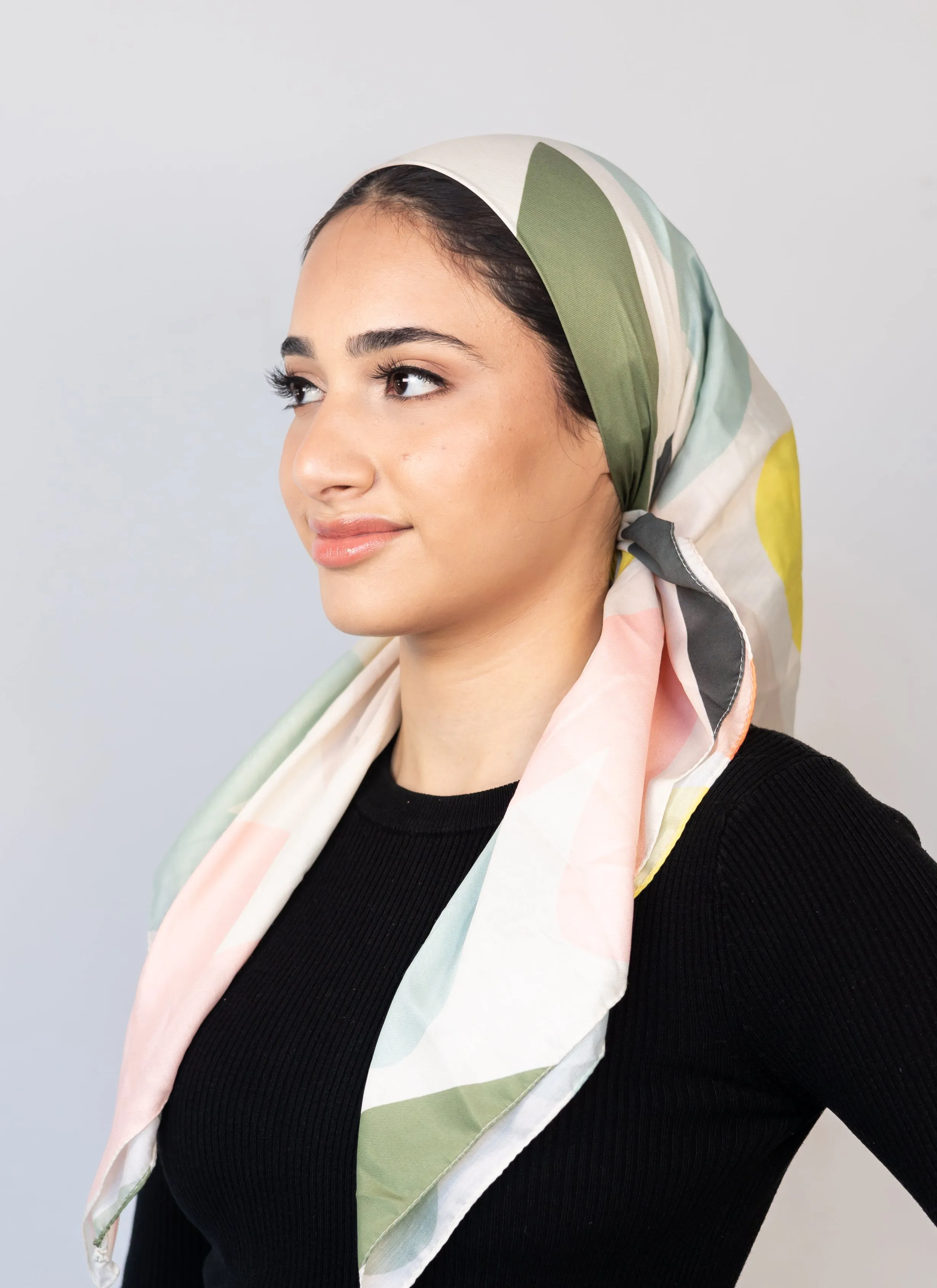 Colorful Love Story Head Scarf