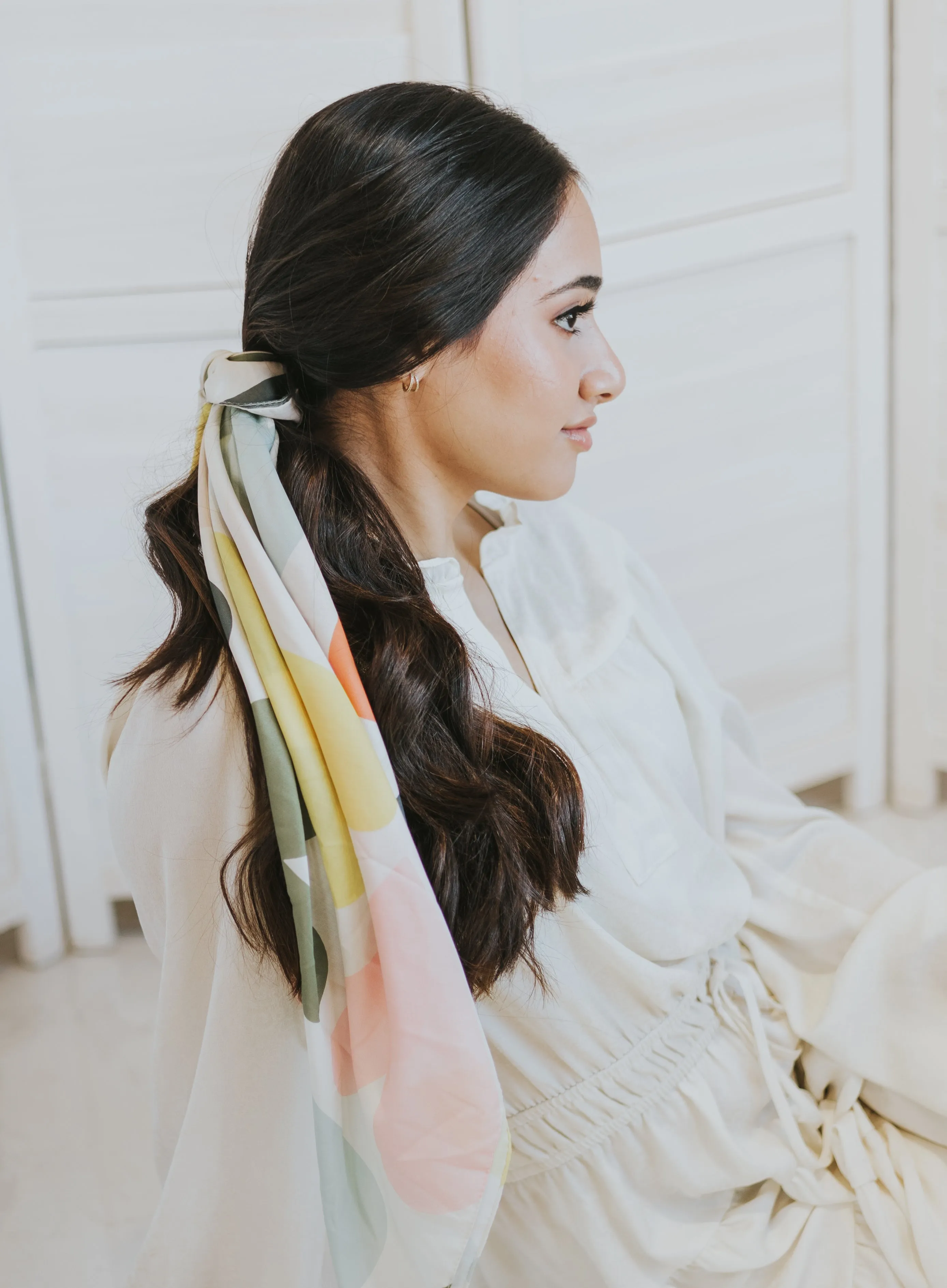 Colorful Love Story Head Scarf