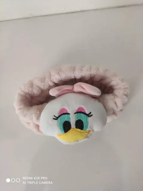Combo of Cute Rabbit Ears Headband Bunny Ear with Carrot Hairband & Duck Cartoon Hair Tiara Elastic Wash Hair Band
