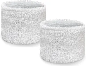 Couver Unisex Youth Kids Cotton Terry Wrist Bands/Wristbands for Event use (1 Pair)