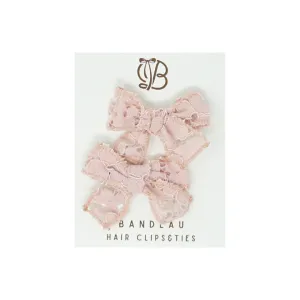 Delicate Vintage Lace Mini Clip Set