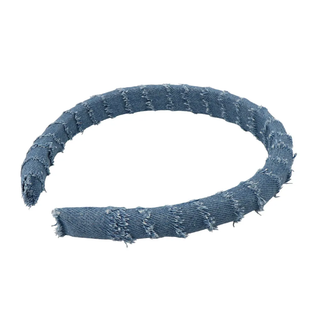 Denim Wrapped headband