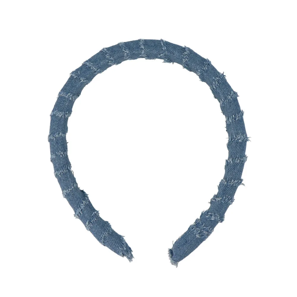 Denim Wrapped headband