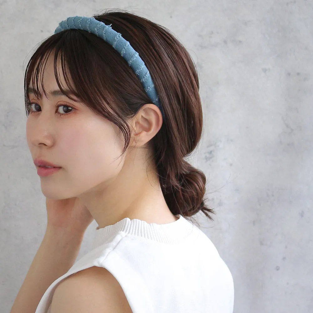 Denim Wrapped headband
