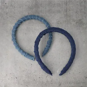 Denim Wrapped headband