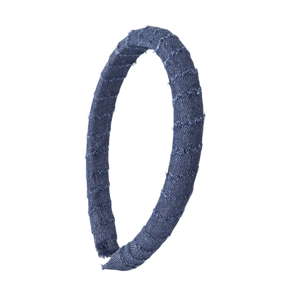 Denim Wrapped headband