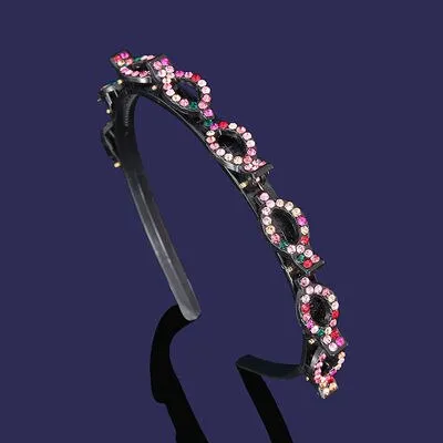 Double Bangs Clip Pearl Headbands Flower Hairbands