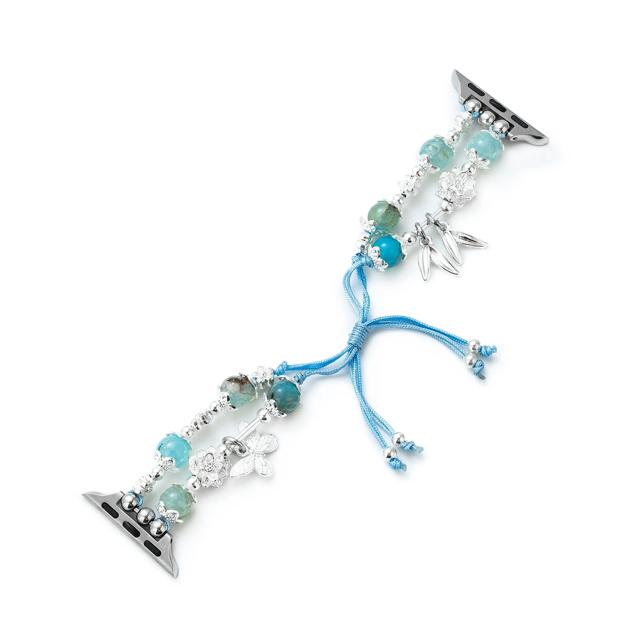 Double Beaded Drawstring Watch Band