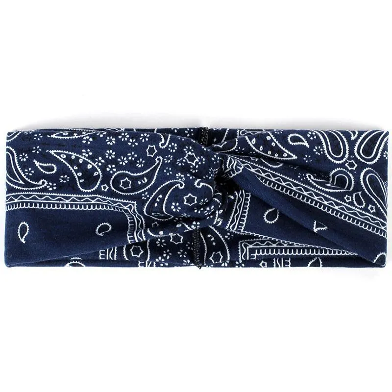 Elastic Leopard Print Twisted Turban Headbands