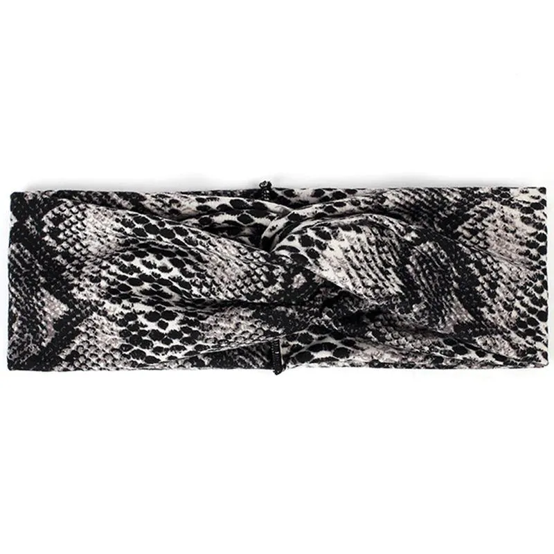 Elastic Leopard Print Twisted Turban Headbands