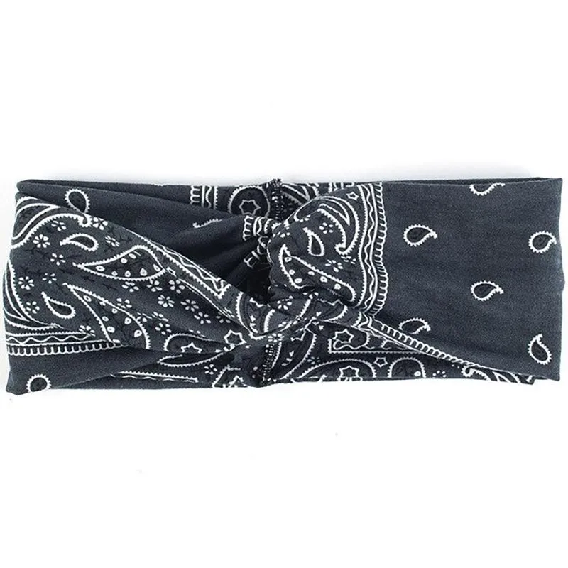 Elastic Leopard Print Twisted Turban Headbands