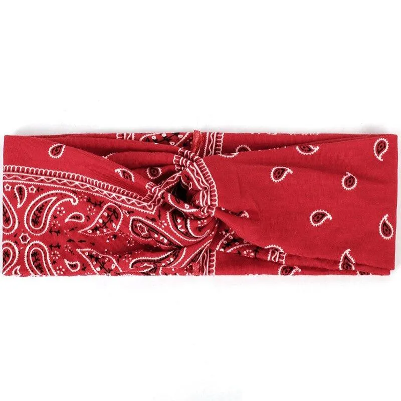 Elastic Leopard Print Twisted Turban Headbands