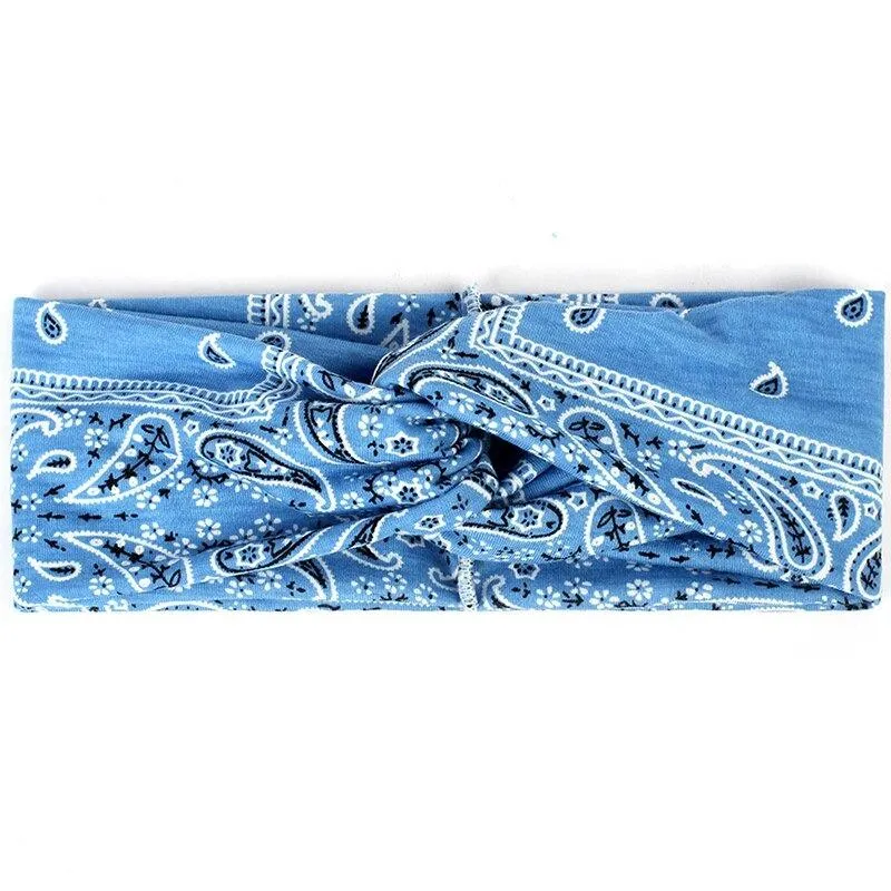Elastic Leopard Print Twisted Turban Headbands