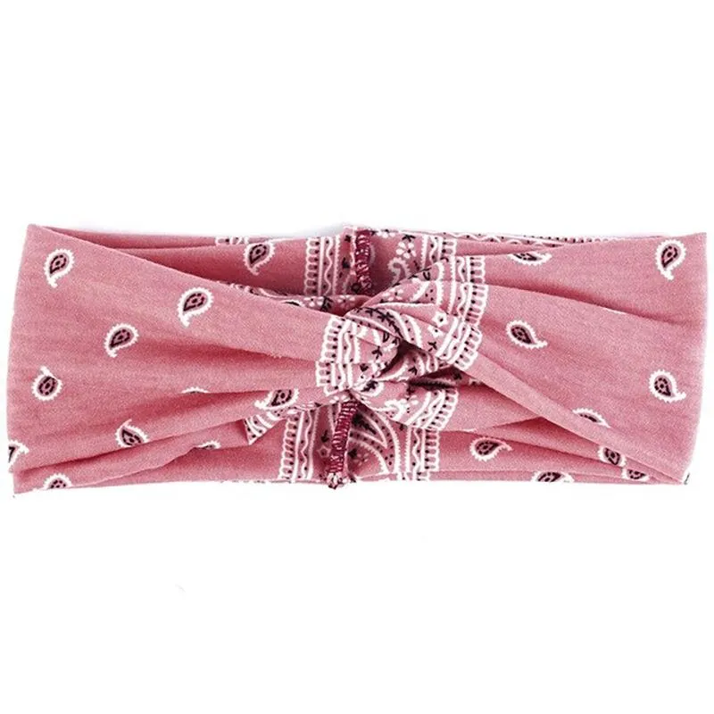 Elastic Leopard Print Twisted Turban Headbands