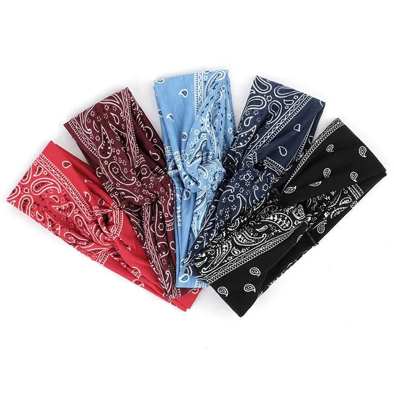 Elastic Leopard Print Twisted Turban Headbands