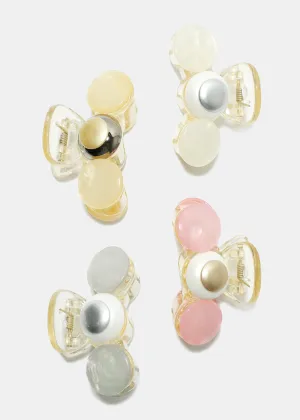 Enamel Circle Jaw Clip