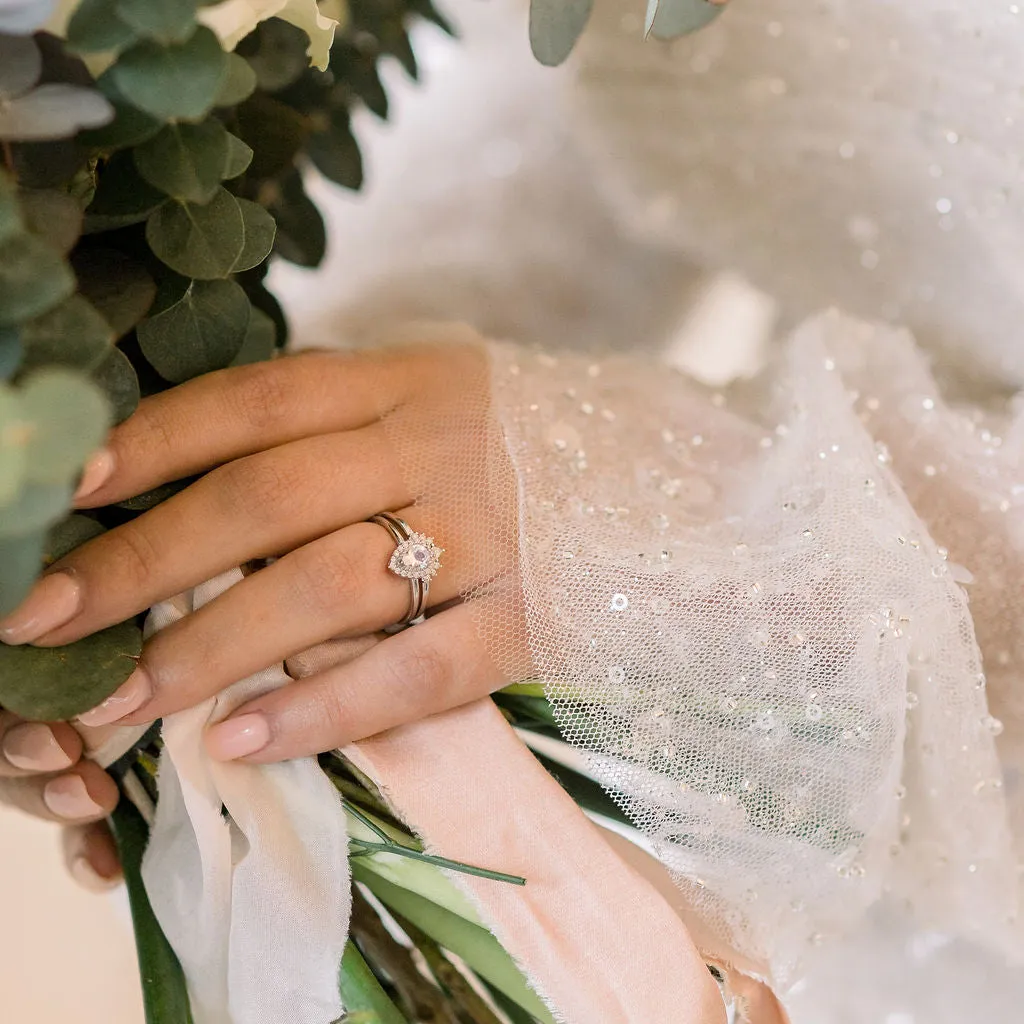 Estelle Moonstone & Diamond Ring