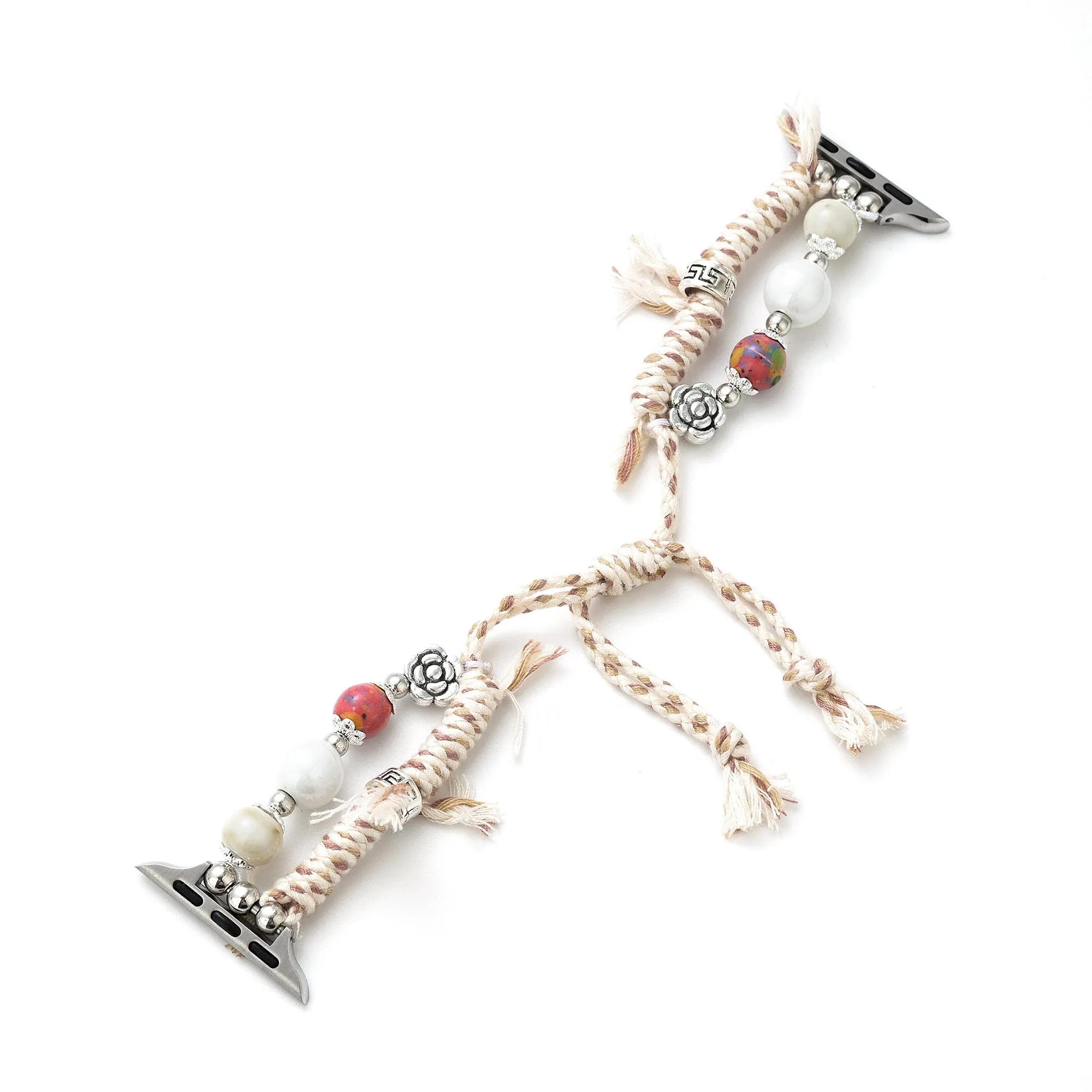 Exotic Beaded Braid Watch Bracelet