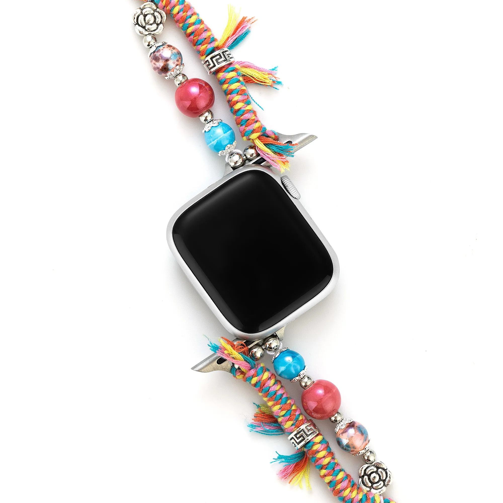 Exotic Beaded Braid Watch Bracelet
