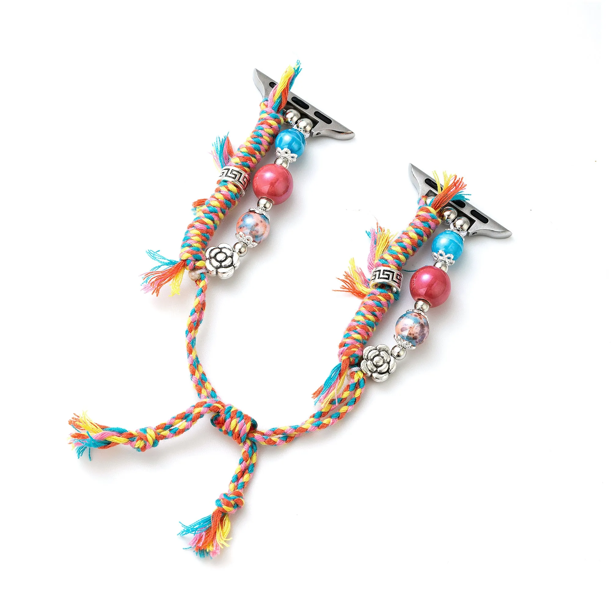 Exotic Beaded Braid Watch Bracelet