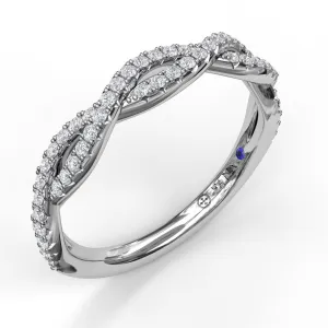 FANA Diamond Twist Band W7149