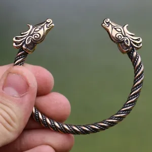 Fianna Celtic Deer Bracelet - Bronze