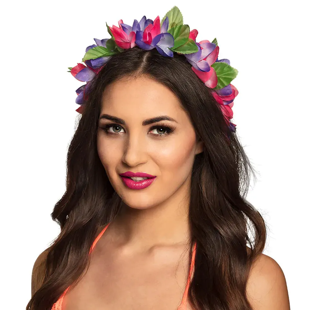 Flower Headband - Assorted Colours - Each